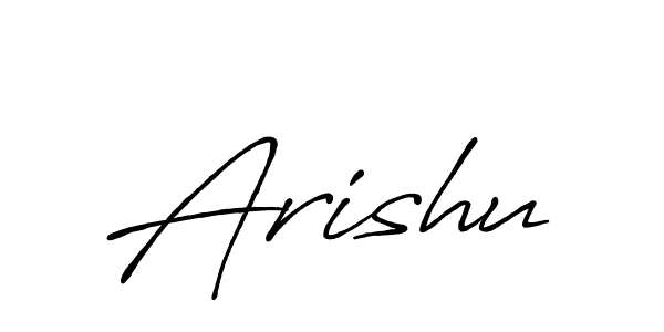 It looks lik you need a new signature style for name Arishu. Design unique handwritten (Antro_Vectra_Bolder) signature with our free signature maker in just a few clicks. Arishu signature style 7 images and pictures png