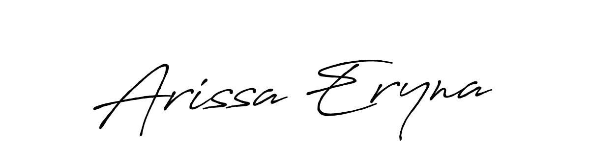 if you are searching for the best signature style for your name Arissa Eryna. so please give up your signature search. here we have designed multiple signature styles  using Antro_Vectra_Bolder. Arissa Eryna signature style 7 images and pictures png