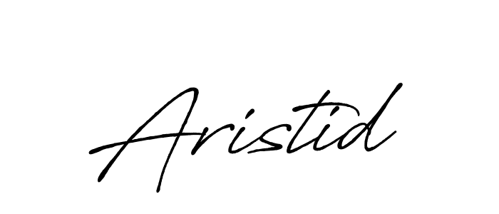 Design your own signature with our free online signature maker. With this signature software, you can create a handwritten (Antro_Vectra_Bolder) signature for name Aristid. Aristid signature style 7 images and pictures png