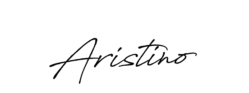 Make a beautiful signature design for name Aristino. With this signature (Antro_Vectra_Bolder) style, you can create a handwritten signature for free. Aristino signature style 7 images and pictures png