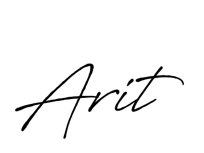 It looks lik you need a new signature style for name Arit. Design unique handwritten (Antro_Vectra_Bolder) signature with our free signature maker in just a few clicks. Arit signature style 7 images and pictures png