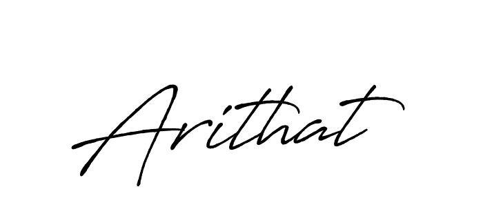 How to make Arithat name signature. Use Antro_Vectra_Bolder style for creating short signs online. This is the latest handwritten sign. Arithat signature style 7 images and pictures png