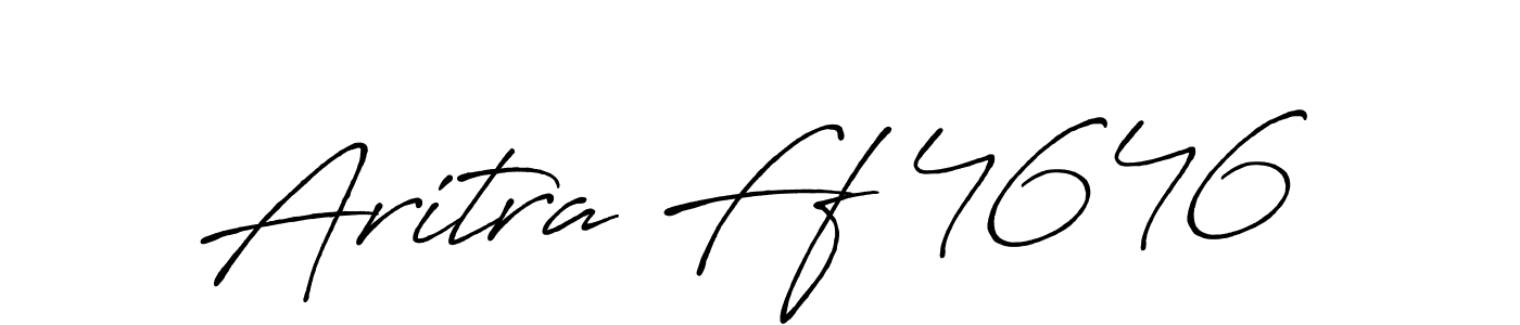 Aritra Ff 4646 stylish signature style. Best Handwritten Sign (Antro_Vectra_Bolder) for my name. Handwritten Signature Collection Ideas for my name Aritra Ff 4646. Aritra Ff 4646 signature style 7 images and pictures png