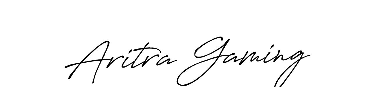Create a beautiful signature design for name Aritra Gaming. With this signature (Antro_Vectra_Bolder) fonts, you can make a handwritten signature for free. Aritra Gaming signature style 7 images and pictures png