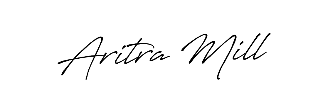Create a beautiful signature design for name Aritra Mill. With this signature (Antro_Vectra_Bolder) fonts, you can make a handwritten signature for free. Aritra Mill signature style 7 images and pictures png
