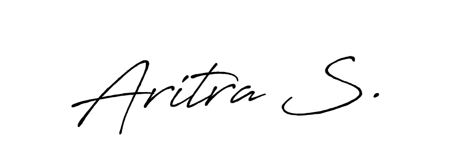 It looks lik you need a new signature style for name Aritra S.. Design unique handwritten (Antro_Vectra_Bolder) signature with our free signature maker in just a few clicks. Aritra S. signature style 7 images and pictures png