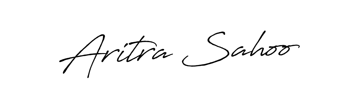 How to make Aritra Sahoo name signature. Use Antro_Vectra_Bolder style for creating short signs online. This is the latest handwritten sign. Aritra Sahoo signature style 7 images and pictures png