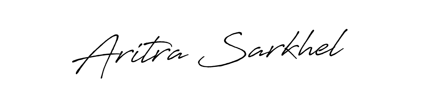 Antro_Vectra_Bolder is a professional signature style that is perfect for those who want to add a touch of class to their signature. It is also a great choice for those who want to make their signature more unique. Get Aritra Sarkhel name to fancy signature for free. Aritra Sarkhel signature style 7 images and pictures png