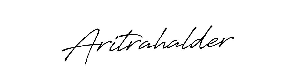 It looks lik you need a new signature style for name Aritrahalder. Design unique handwritten (Antro_Vectra_Bolder) signature with our free signature maker in just a few clicks. Aritrahalder signature style 7 images and pictures png
