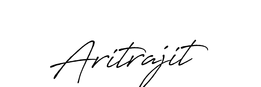 Make a beautiful signature design for name Aritrajit. With this signature (Antro_Vectra_Bolder) style, you can create a handwritten signature for free. Aritrajit signature style 7 images and pictures png