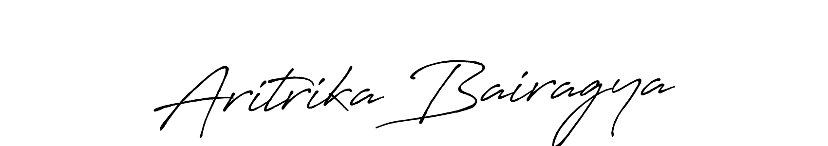 Aritrika Bairagya stylish signature style. Best Handwritten Sign (Antro_Vectra_Bolder) for my name. Handwritten Signature Collection Ideas for my name Aritrika Bairagya. Aritrika Bairagya signature style 7 images and pictures png