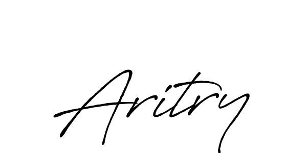 Create a beautiful signature design for name Aritry. With this signature (Antro_Vectra_Bolder) fonts, you can make a handwritten signature for free. Aritry signature style 7 images and pictures png