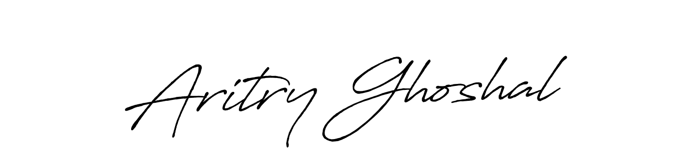 Make a beautiful signature design for name Aritry Ghoshal. With this signature (Antro_Vectra_Bolder) style, you can create a handwritten signature for free. Aritry Ghoshal signature style 7 images and pictures png