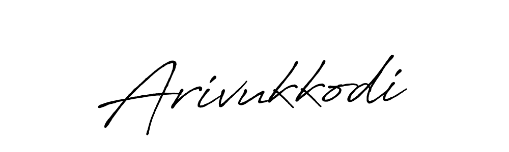 Design your own signature with our free online signature maker. With this signature software, you can create a handwritten (Antro_Vectra_Bolder) signature for name Arivukkodi. Arivukkodi signature style 7 images and pictures png