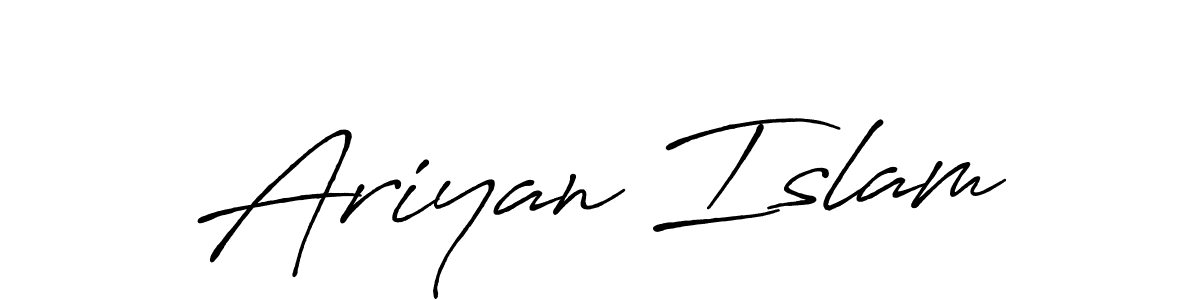 Antro_Vectra_Bolder is a professional signature style that is perfect for those who want to add a touch of class to their signature. It is also a great choice for those who want to make their signature more unique. Get Ariyan Islam name to fancy signature for free. Ariyan Islam signature style 7 images and pictures png