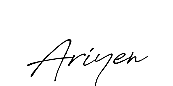 Here are the top 10 professional signature styles for the name Ariyen. These are the best autograph styles you can use for your name. Ariyen signature style 7 images and pictures png