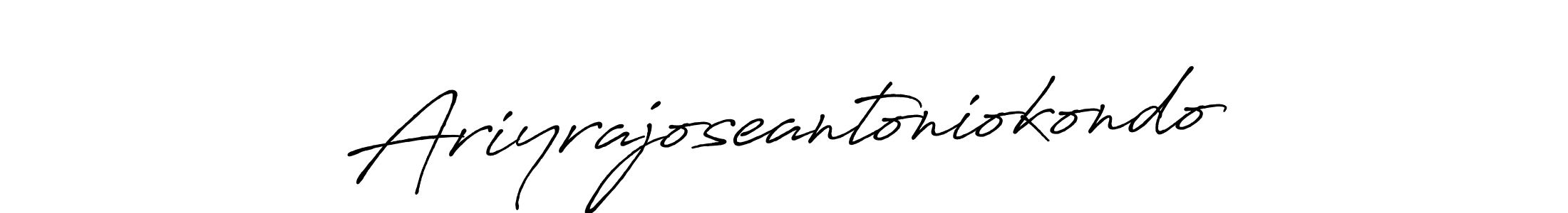 How to make Ariyrajoseantoniokondo signature? Antro_Vectra_Bolder is a professional autograph style. Create handwritten signature for Ariyrajoseantoniokondo name. Ariyrajoseantoniokondo signature style 7 images and pictures png