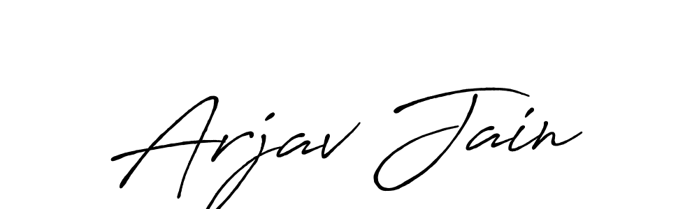 Similarly Antro_Vectra_Bolder is the best handwritten signature design. Signature creator online .You can use it as an online autograph creator for name Arjav Jain. Arjav Jain signature style 7 images and pictures png