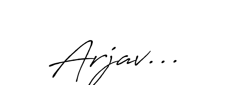 Create a beautiful signature design for name Arjav.... With this signature (Antro_Vectra_Bolder) fonts, you can make a handwritten signature for free. Arjav... signature style 7 images and pictures png