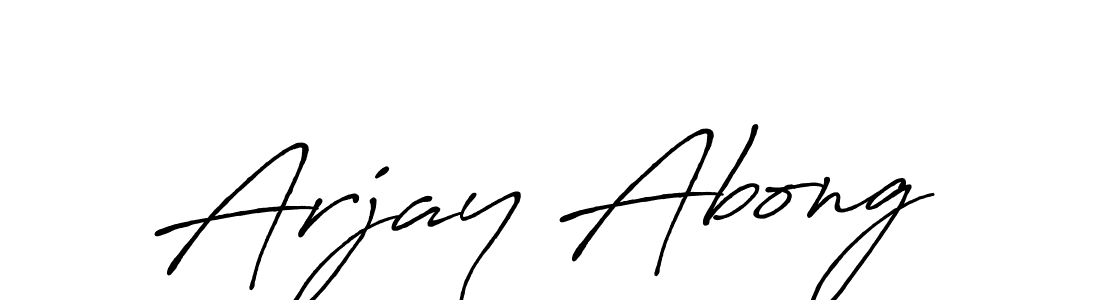 Also we have Arjay Abong name is the best signature style. Create professional handwritten signature collection using Antro_Vectra_Bolder autograph style. Arjay Abong signature style 7 images and pictures png