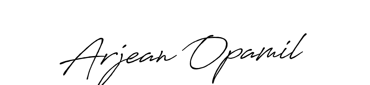 Once you've used our free online signature maker to create your best signature Antro_Vectra_Bolder style, it's time to enjoy all of the benefits that Arjean Opamil name signing documents. Arjean Opamil signature style 7 images and pictures png