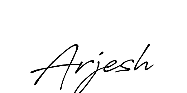 Also we have Arjesh name is the best signature style. Create professional handwritten signature collection using Antro_Vectra_Bolder autograph style. Arjesh signature style 7 images and pictures png