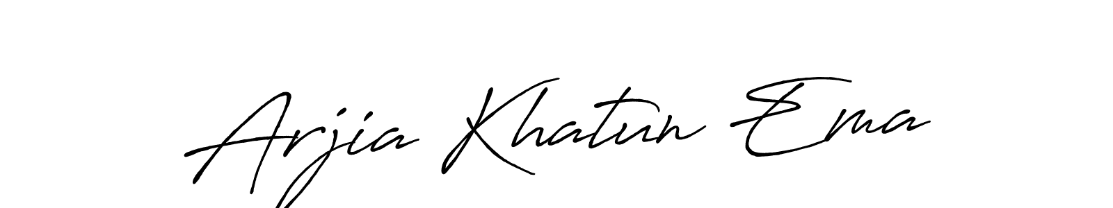 You can use this online signature creator to create a handwritten signature for the name Arjia Khatun Ema. This is the best online autograph maker. Arjia Khatun Ema signature style 7 images and pictures png