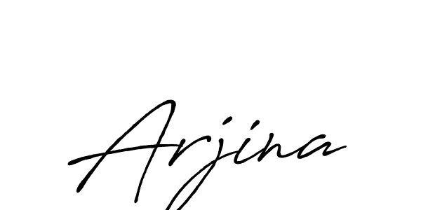 Similarly Antro_Vectra_Bolder is the best handwritten signature design. Signature creator online .You can use it as an online autograph creator for name Arjina. Arjina signature style 7 images and pictures png