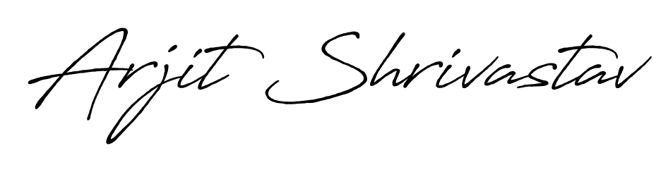 Antro_Vectra_Bolder is a professional signature style that is perfect for those who want to add a touch of class to their signature. Get Arjit Shrivastav name fancy signature for free. Arjit Shrivastav signature style 7 images and pictures png