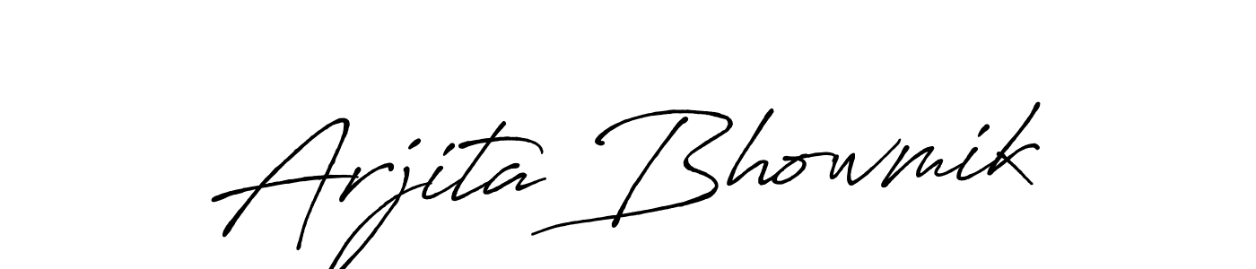 The best way (Antro_Vectra_Bolder) to make a short signature is to pick only two or three words in your name. The name Arjita Bhowmik include a total of six letters. For converting this name. Arjita Bhowmik signature style 7 images and pictures png