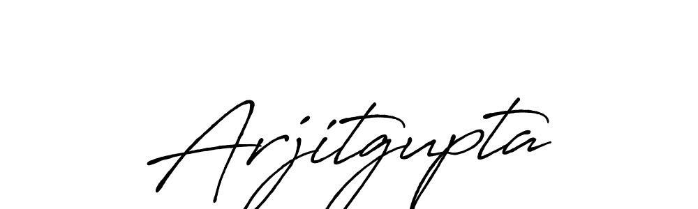 Design your own signature with our free online signature maker. With this signature software, you can create a handwritten (Antro_Vectra_Bolder) signature for name Arjitgupta. Arjitgupta signature style 7 images and pictures png