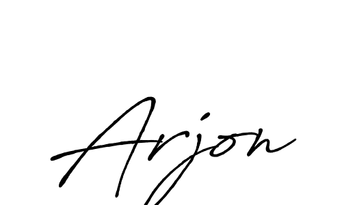 Create a beautiful signature design for name Arjon. With this signature (Antro_Vectra_Bolder) fonts, you can make a handwritten signature for free. Arjon signature style 7 images and pictures png