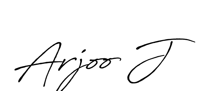 You can use this online signature creator to create a handwritten signature for the name Arjoo J. This is the best online autograph maker. Arjoo J signature style 7 images and pictures png