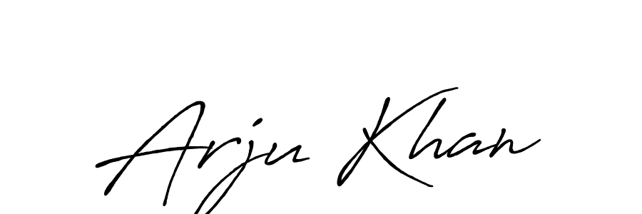 It looks lik you need a new signature style for name Arju Khan. Design unique handwritten (Antro_Vectra_Bolder) signature with our free signature maker in just a few clicks. Arju Khan signature style 7 images and pictures png