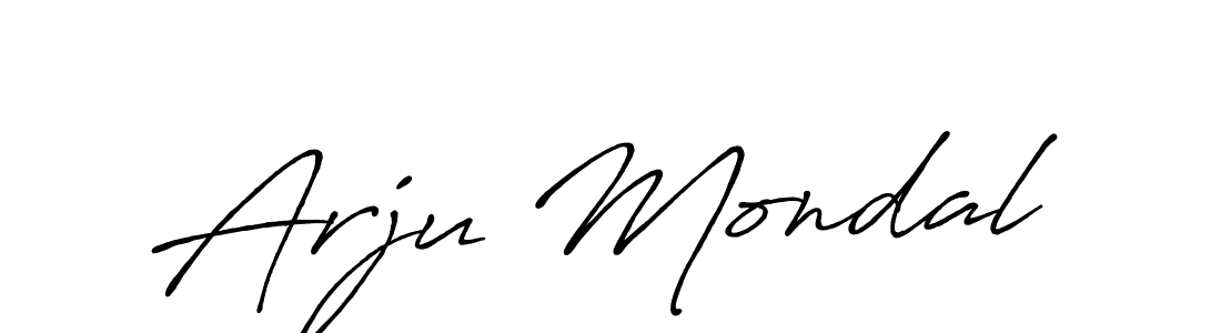 The best way (Antro_Vectra_Bolder) to make a short signature is to pick only two or three words in your name. The name Arju Mondal include a total of six letters. For converting this name. Arju Mondal signature style 7 images and pictures png