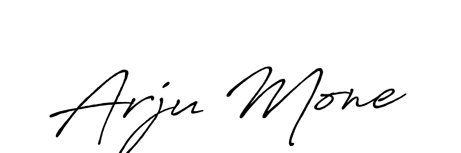 Once you've used our free online signature maker to create your best signature Antro_Vectra_Bolder style, it's time to enjoy all of the benefits that Arju Mone name signing documents. Arju Mone signature style 7 images and pictures png