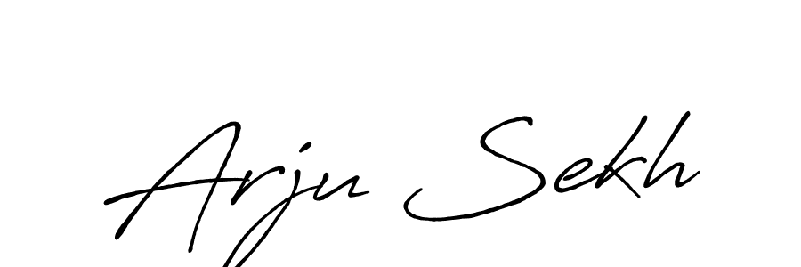 How to Draw Arju Sekh signature style? Antro_Vectra_Bolder is a latest design signature styles for name Arju Sekh. Arju Sekh signature style 7 images and pictures png