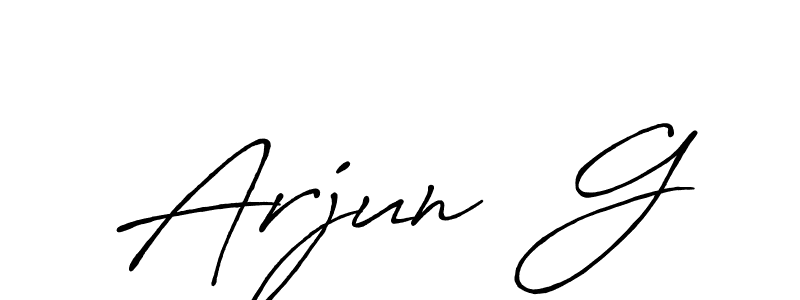Also we have Arjun  G name is the best signature style. Create professional handwritten signature collection using Antro_Vectra_Bolder autograph style. Arjun  G signature style 7 images and pictures png