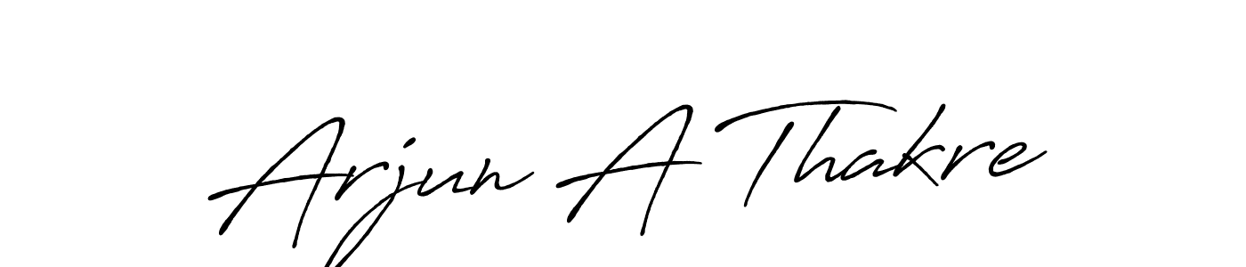 Also You can easily find your signature by using the search form. We will create Arjun A Thakre name handwritten signature images for you free of cost using Antro_Vectra_Bolder sign style. Arjun A Thakre signature style 7 images and pictures png