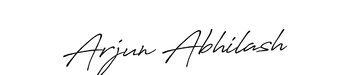 Also we have Arjun Abhilash name is the best signature style. Create professional handwritten signature collection using Antro_Vectra_Bolder autograph style. Arjun Abhilash signature style 7 images and pictures png