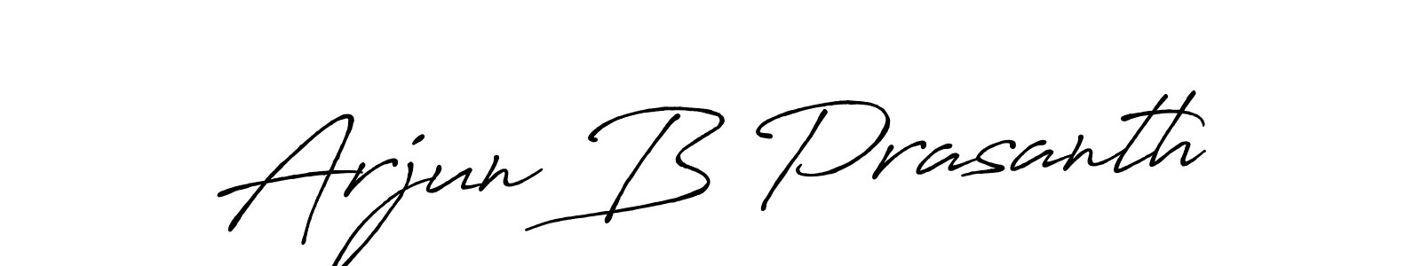 How to make Arjun B Prasanth signature? Antro_Vectra_Bolder is a professional autograph style. Create handwritten signature for Arjun B Prasanth name. Arjun B Prasanth signature style 7 images and pictures png