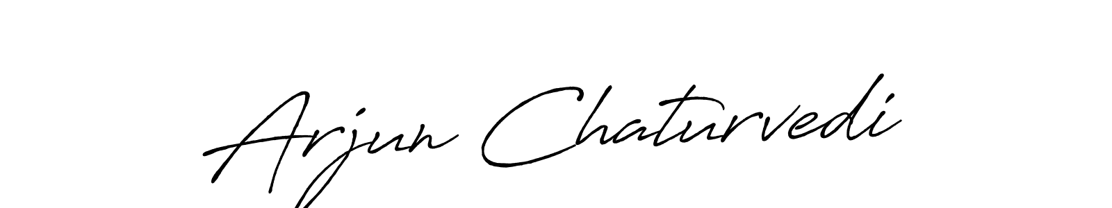 How to make Arjun Chaturvedi signature? Antro_Vectra_Bolder is a professional autograph style. Create handwritten signature for Arjun Chaturvedi name. Arjun Chaturvedi signature style 7 images and pictures png