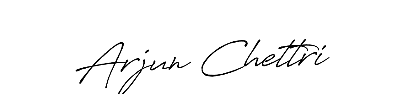 Design your own signature with our free online signature maker. With this signature software, you can create a handwritten (Antro_Vectra_Bolder) signature for name Arjun Chettri. Arjun Chettri signature style 7 images and pictures png