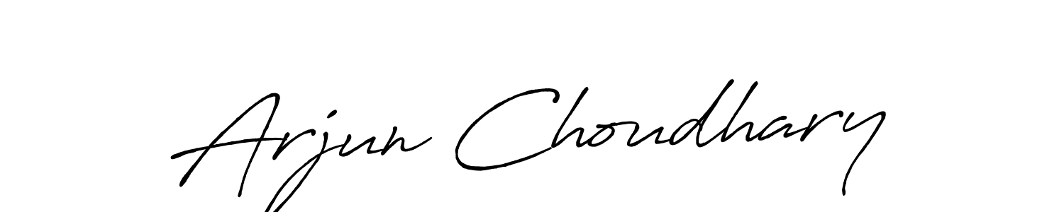 You should practise on your own different ways (Antro_Vectra_Bolder) to write your name (Arjun Choudhary) in signature. don't let someone else do it for you. Arjun Choudhary signature style 7 images and pictures png