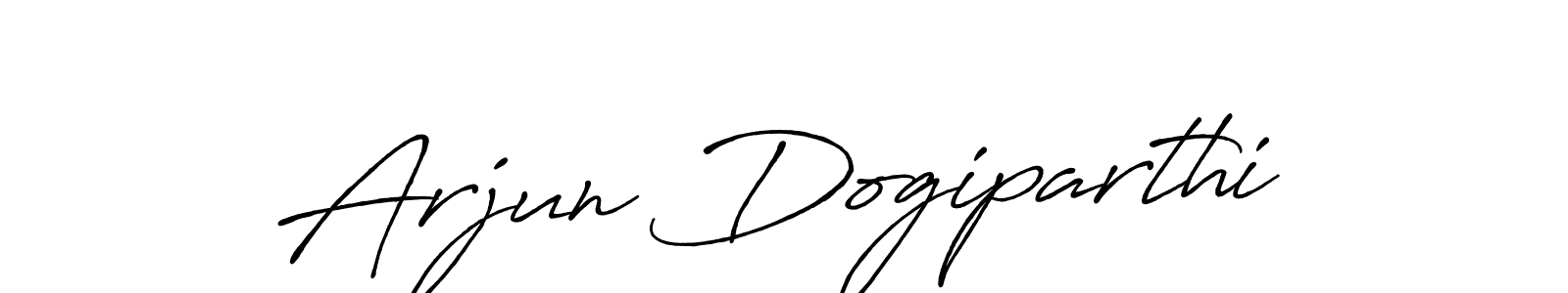 How to make Arjun Dogiparthi signature? Antro_Vectra_Bolder is a professional autograph style. Create handwritten signature for Arjun Dogiparthi name. Arjun Dogiparthi signature style 7 images and pictures png