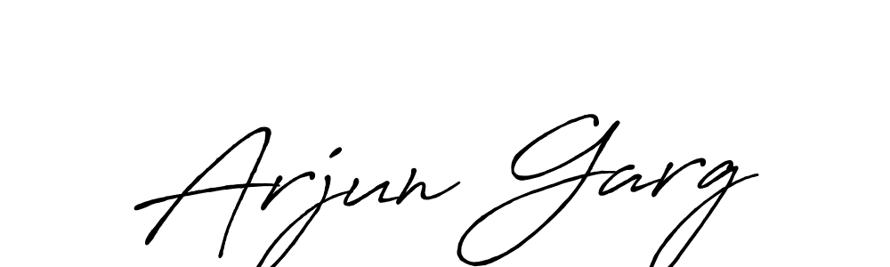 Design your own signature with our free online signature maker. With this signature software, you can create a handwritten (Antro_Vectra_Bolder) signature for name Arjun Garg. Arjun Garg signature style 7 images and pictures png