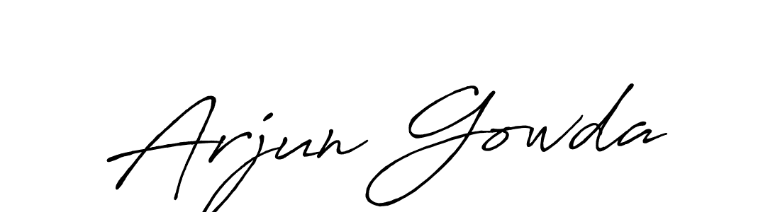 How to make Arjun Gowda signature? Antro_Vectra_Bolder is a professional autograph style. Create handwritten signature for Arjun Gowda name. Arjun Gowda signature style 7 images and pictures png