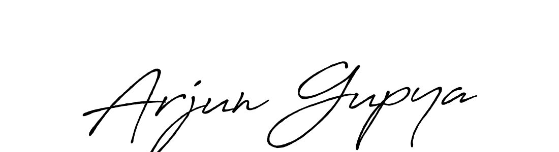 How to make Arjun Gupya signature? Antro_Vectra_Bolder is a professional autograph style. Create handwritten signature for Arjun Gupya name. Arjun Gupya signature style 7 images and pictures png