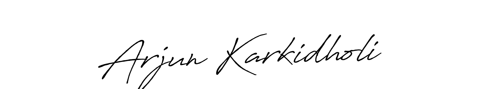 Similarly Antro_Vectra_Bolder is the best handwritten signature design. Signature creator online .You can use it as an online autograph creator for name Arjun Karkidholi. Arjun Karkidholi signature style 7 images and pictures png