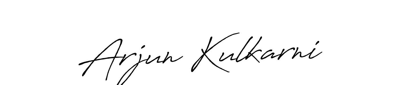 Similarly Antro_Vectra_Bolder is the best handwritten signature design. Signature creator online .You can use it as an online autograph creator for name Arjun Kulkarni. Arjun Kulkarni signature style 7 images and pictures png